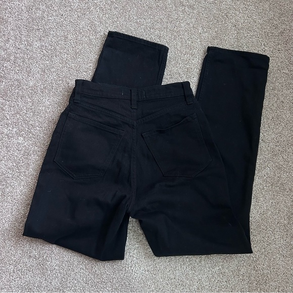 Abercrombie & Fitch Women's Black The 90s Straight Ultra High Rise Jeans Size 26 - Picture 6 of 7